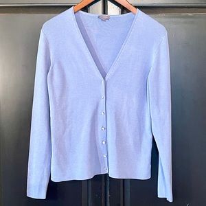 Ann Tailor M Powder Blue Cardigan